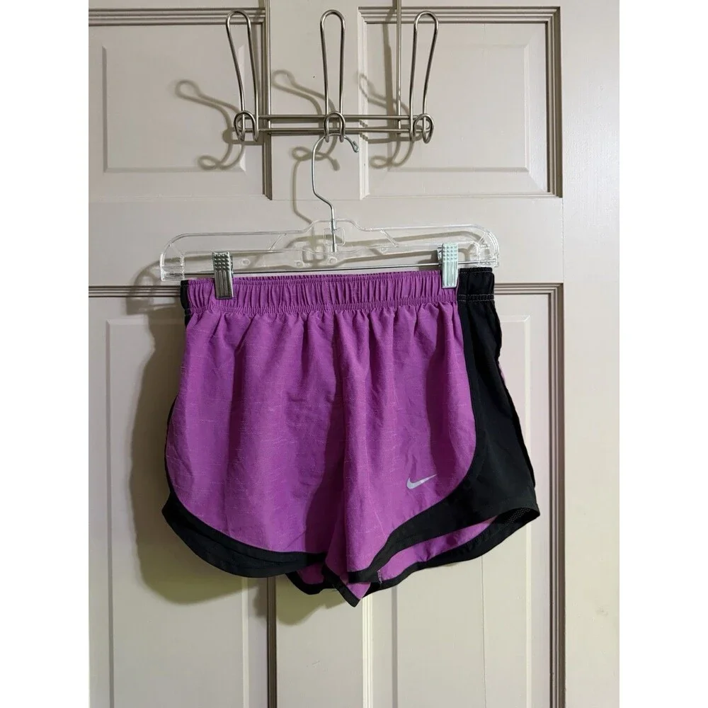 Women’s Nike Dri-Fit Nike Athletic Lined Shorts Purple Size Small